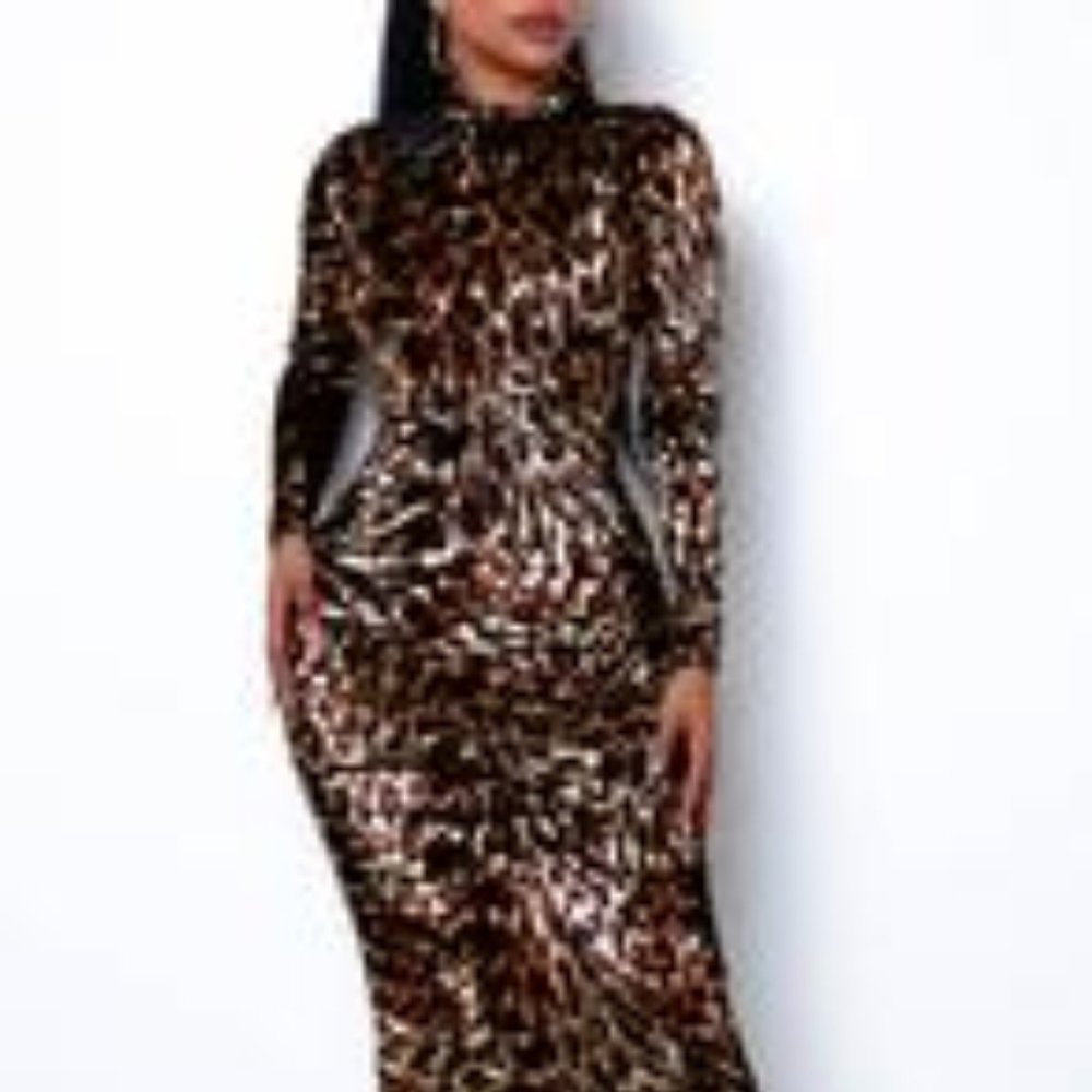 Essence Maxi Dress-Brown